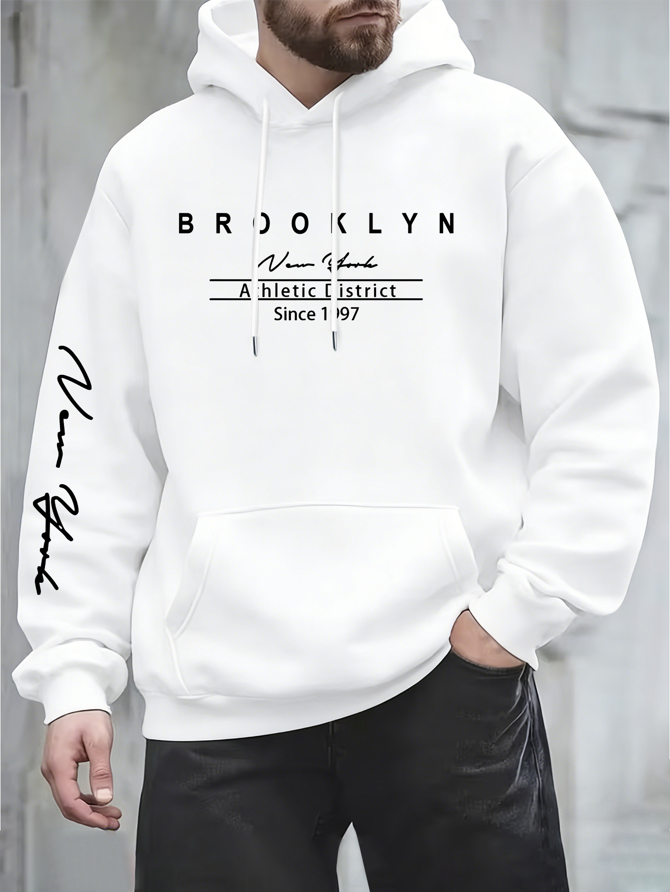 Street Fashion In New York - Sweat-shirt pour homme de style urbain
