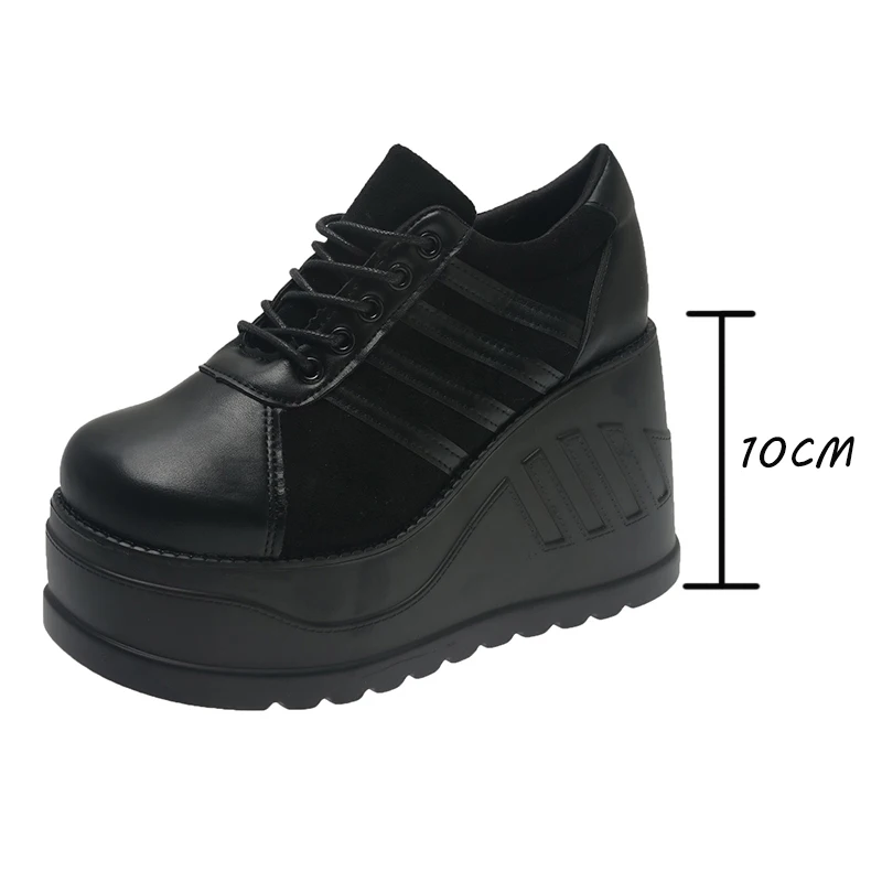 Street Fashion Goth - Grande taille 35-43 noir Design femme