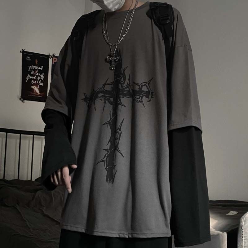 Street Fashion Goth - Grunge vêtements femmes à manches longues