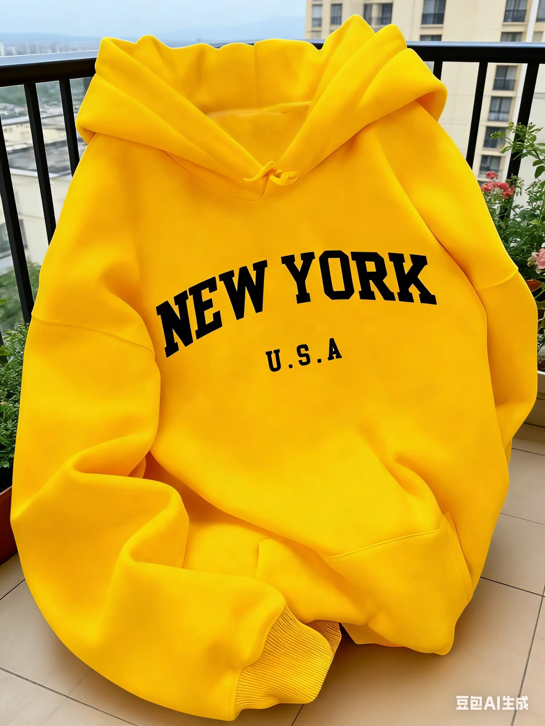Street Fashion In New York - Sweat à capuche pour femmes coupe
