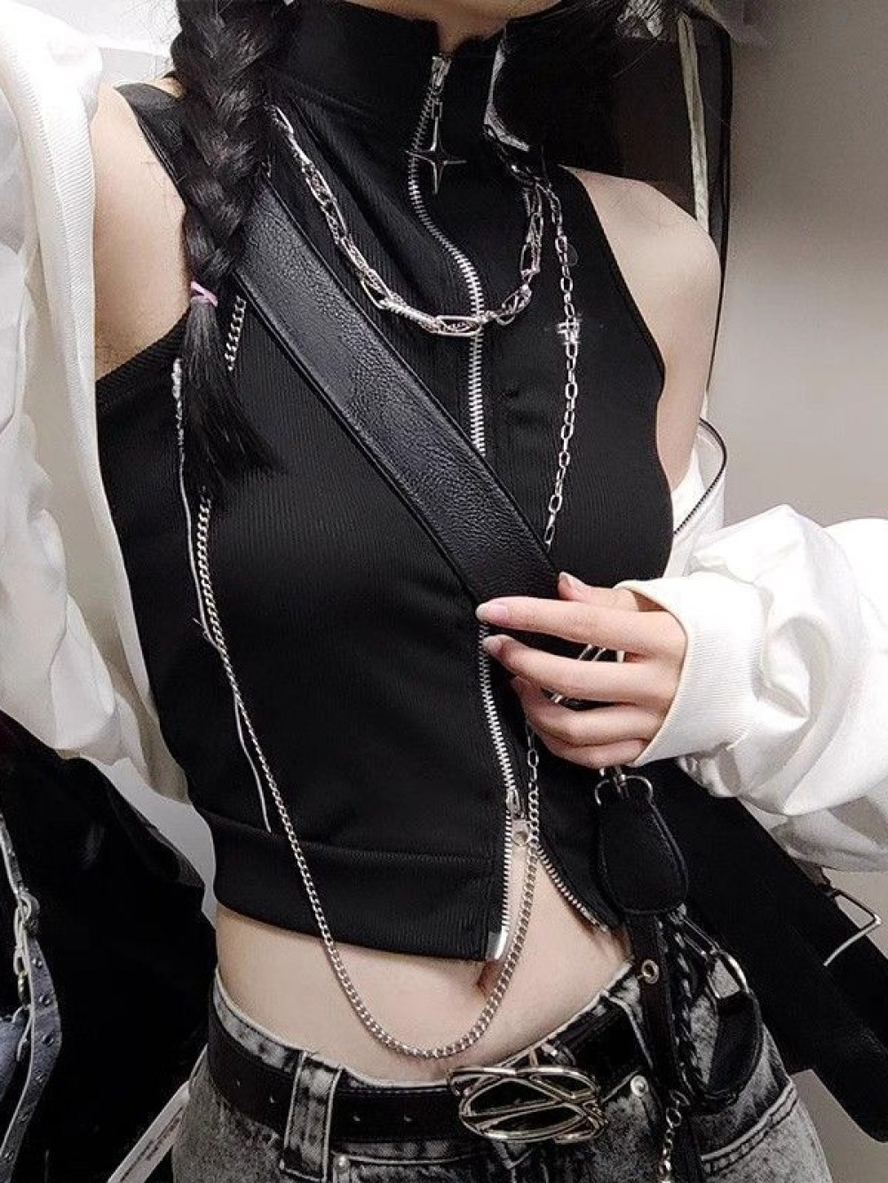 Street Fashion Goth - Nouveau débardeur court d'été 2026 pour
