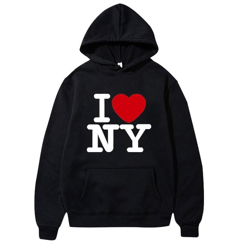 Street Fashion In New York - J'aime New York. Sweat à capuche