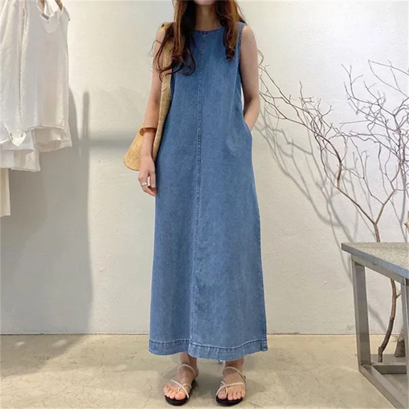 Street Fashion Shanghai - Robe longue à la mode avec