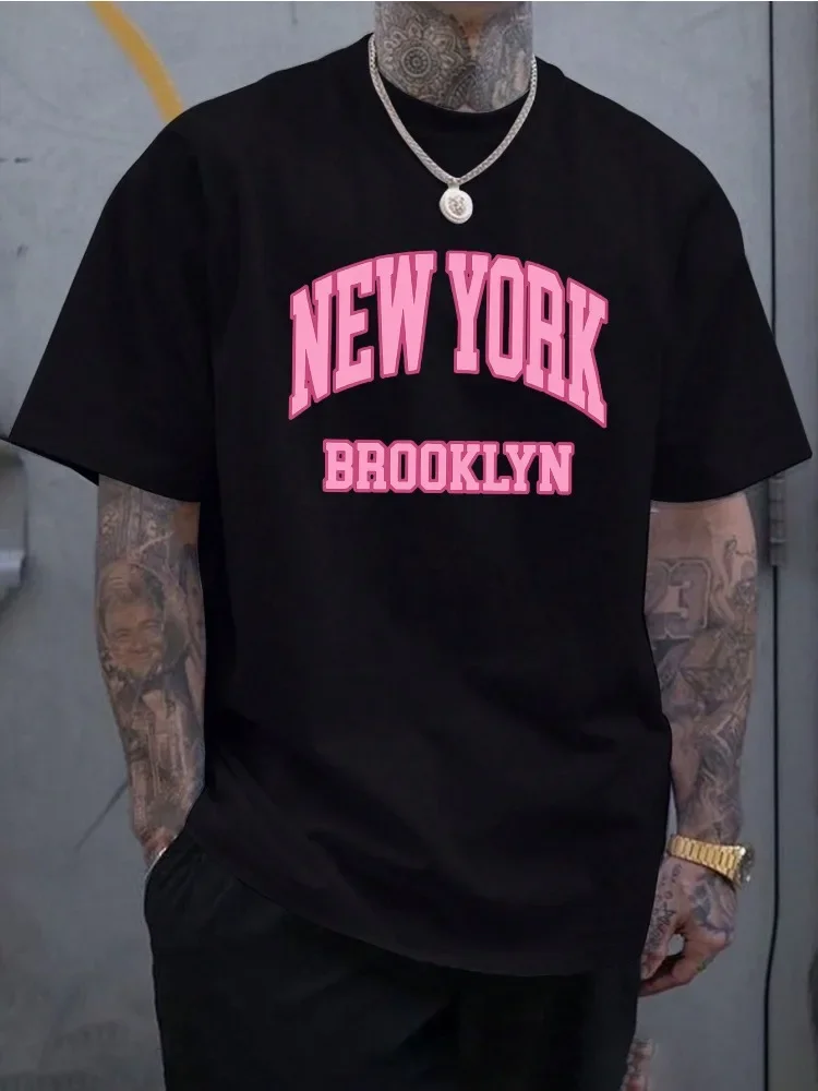 T-shirt d'été en coton à manch - Street Fashion In New York avis et prix