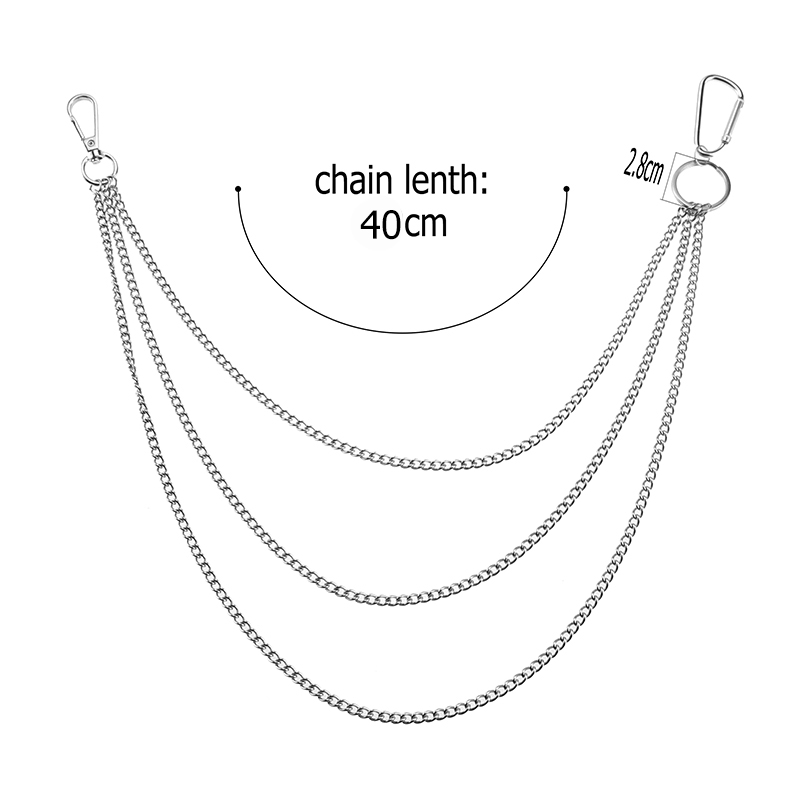 Porte-clés Long en acier inoxy - Street Fashion Goth avis et prix