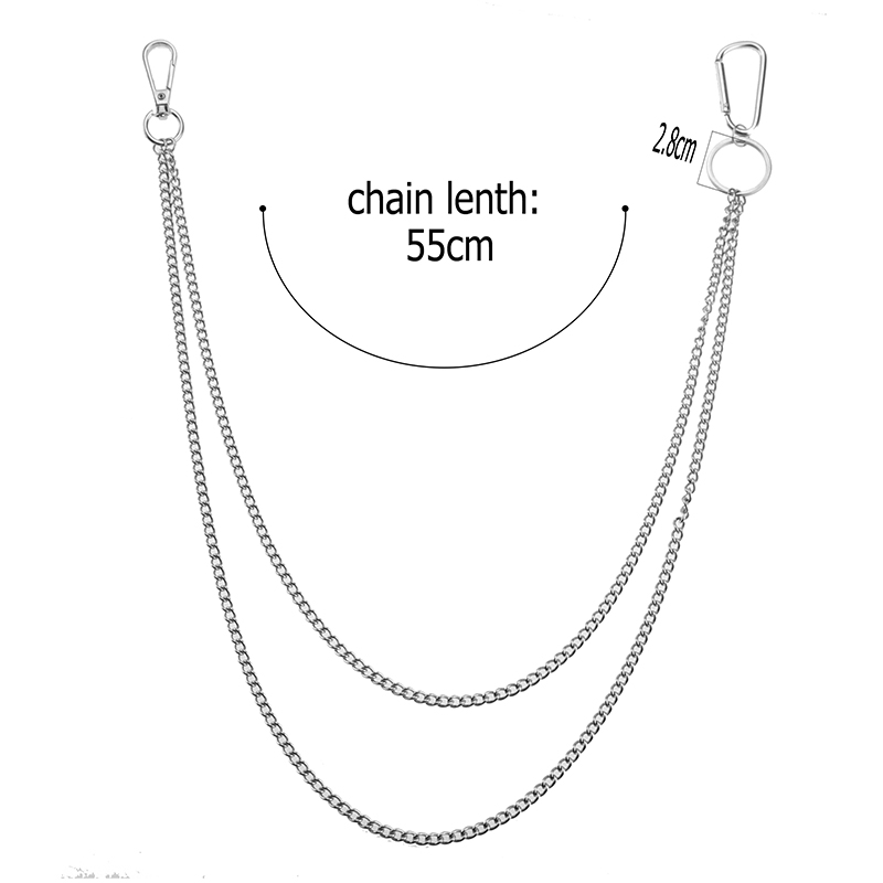 Porte-clés Long en acier inoxy - Street Fashion Goth avis et prix