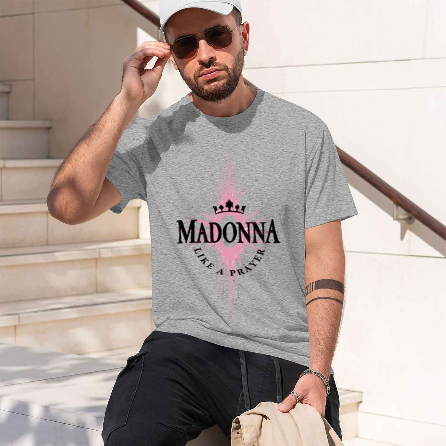 T-shirt blanc unisexe Manna 19 - Street Fashion China Models avis et prix