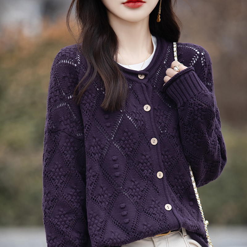 Cardigan en tricot 100 % coton - Street Fashion China Models avis et prix