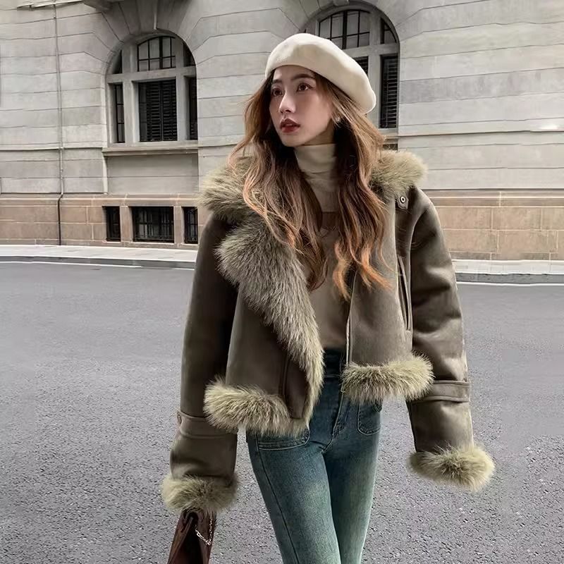 Manteau féerique en daim pour  - Street Fashion China Models avis et prix