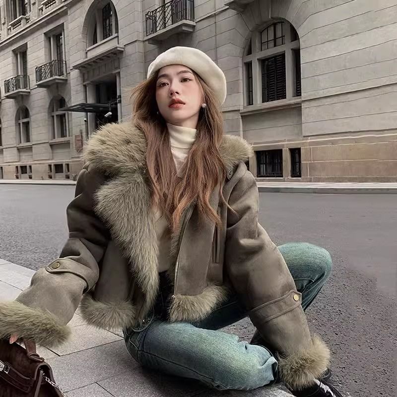 Manteau féerique en daim pour  - Street Fashion China Models avis et prix