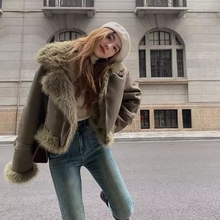 Manteau féerique en daim pour  - Street Fashion China Models avis et prix