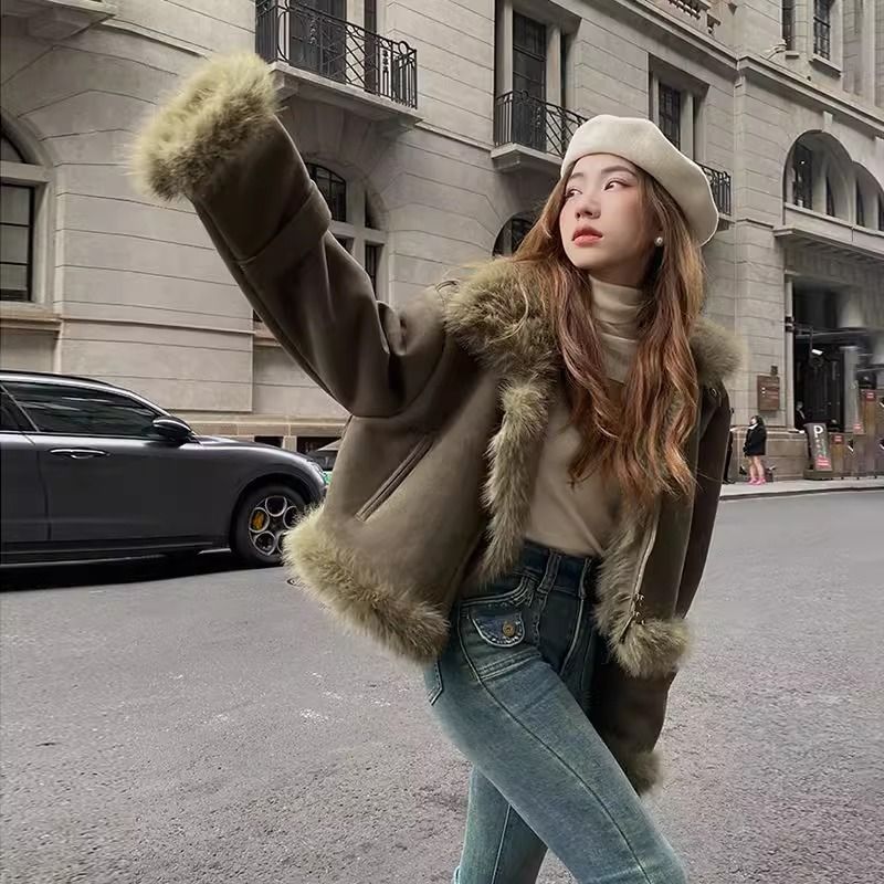 Manteau féerique en daim pour  - Street Fashion China Models avis et prix