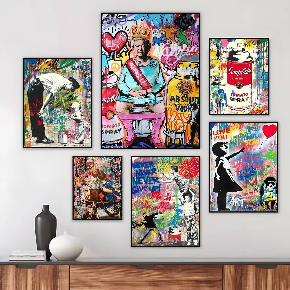Affiche sur toile Graffiti Str - Street Fashion Wallpaper avis et prix