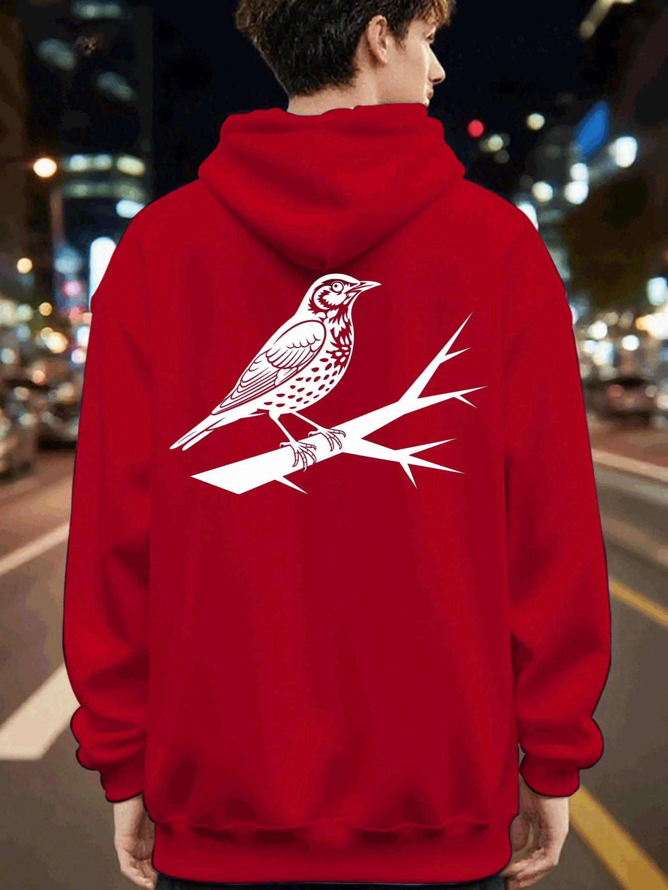 Sweat à capuche graphique coré - Street Fashion Shanghai avis et prix
