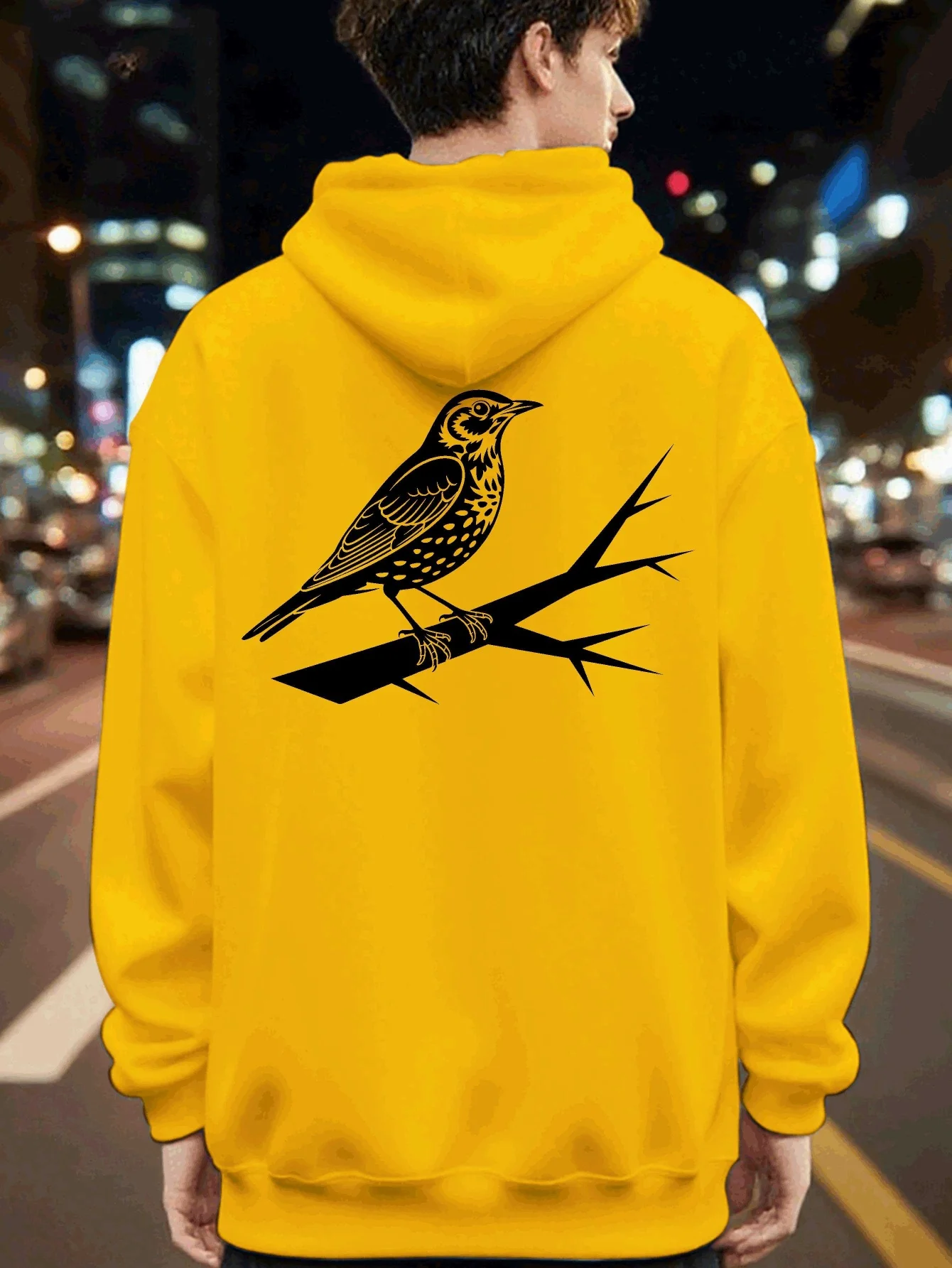 Sweat à capuche graphique coré - Street Fashion Shanghai avis et prix