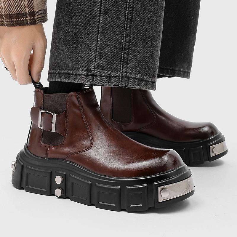 Bottes Chelsea punk goth pour  - Street Fashion Goth avis et prix