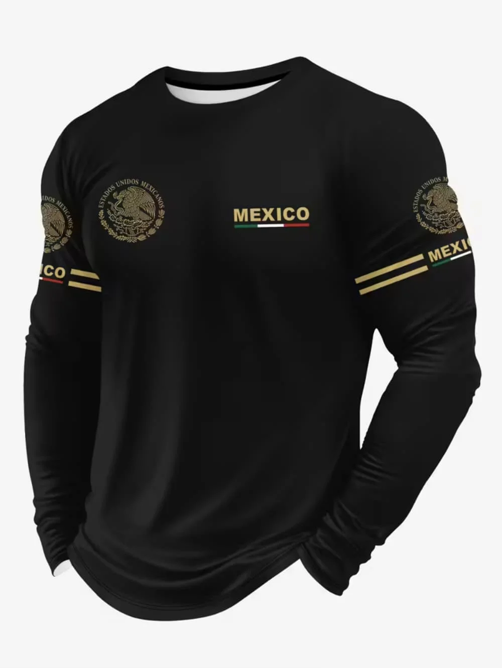 T-shirt imprimé aigle du Mexiq - Fashion Streetwear avis et prix
