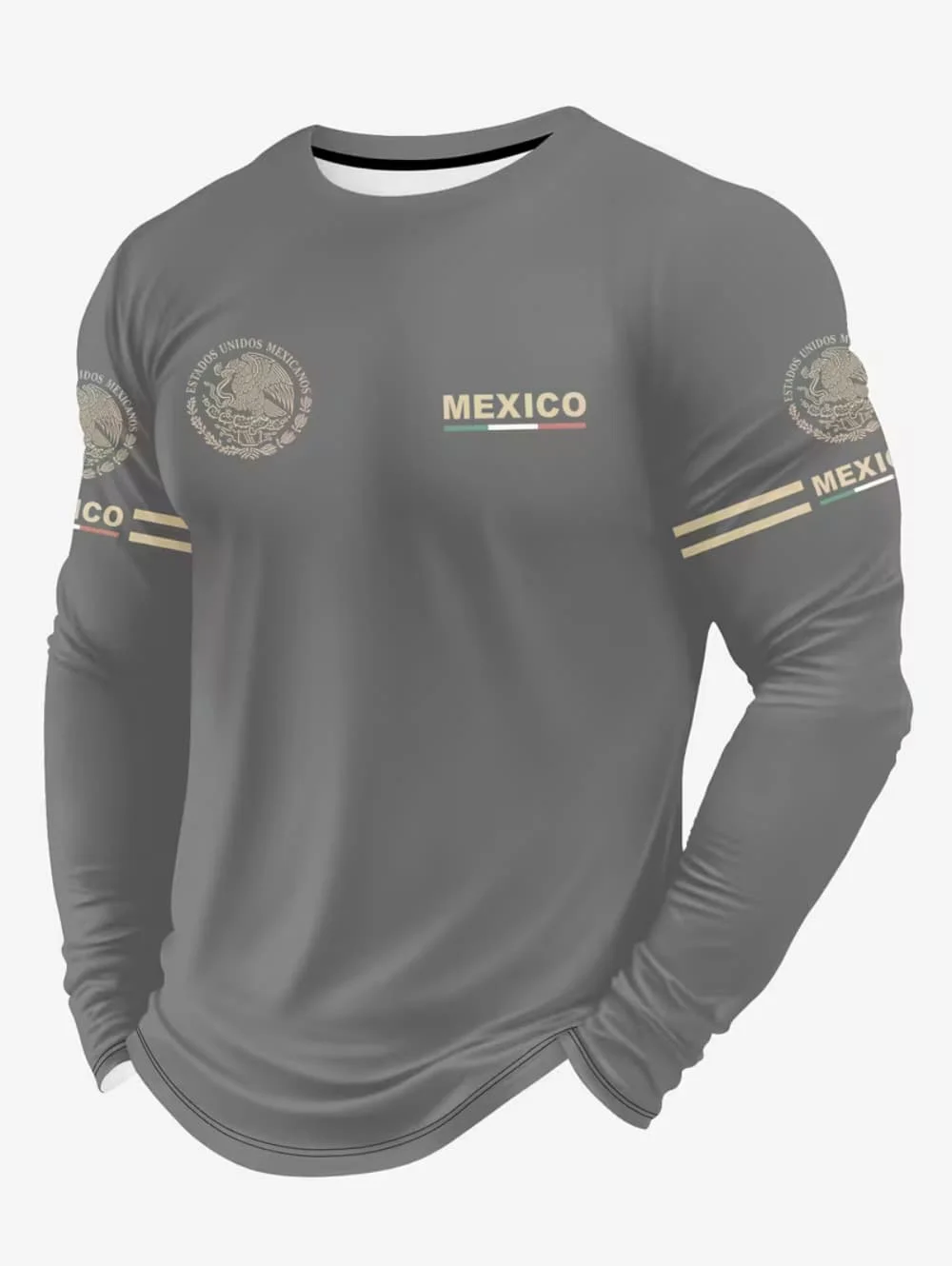 T-shirt imprimé aigle du Mexiq - Fashion Streetwear avis et prix