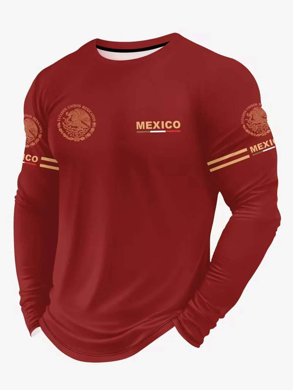 T-shirt imprimé aigle du Mexiq - Fashion Streetwear avis et prix