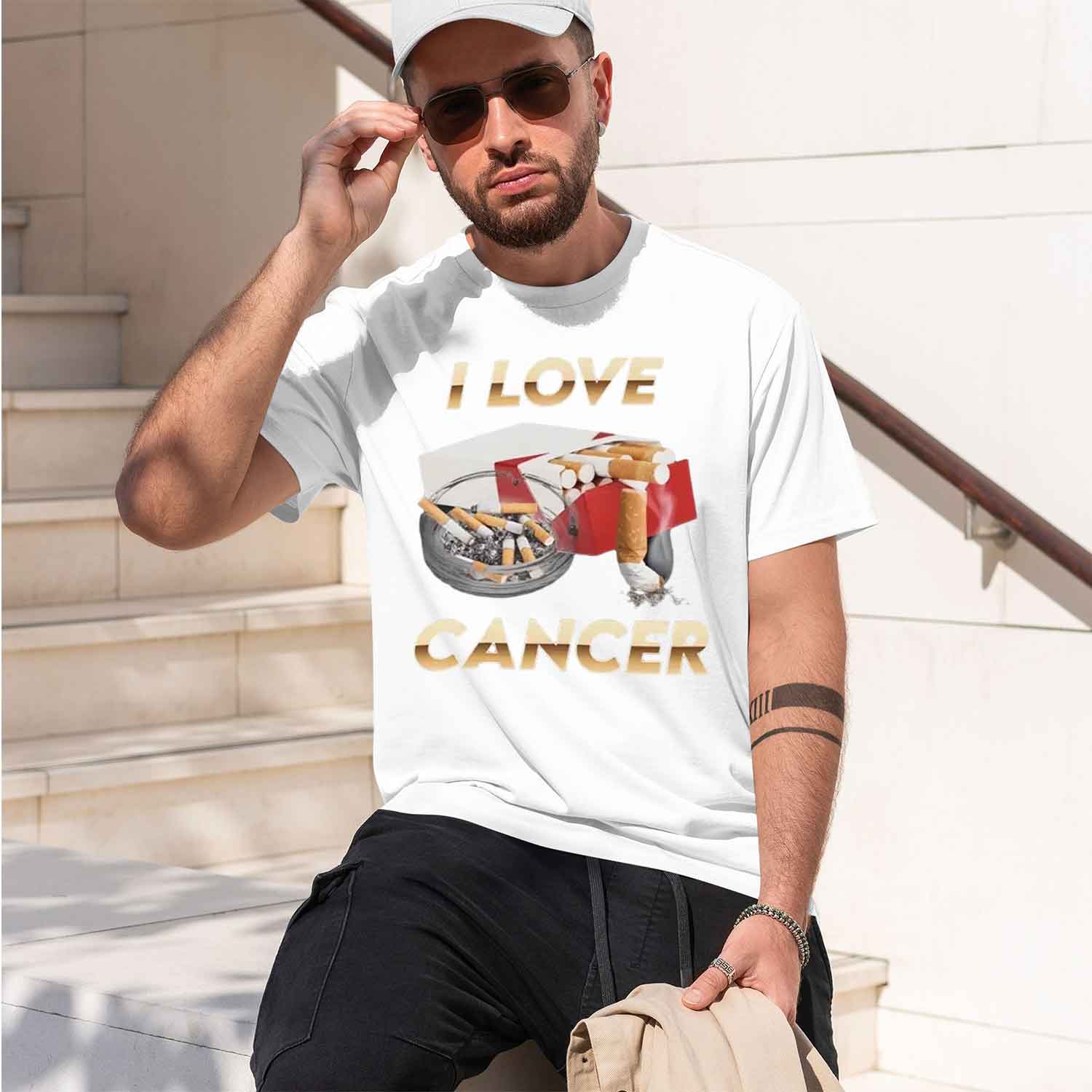 T-shirt 'I Love Cancer' pour f - Street Fashion China Models avis et prix