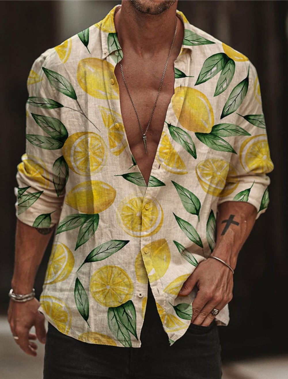 Chemise Citron Homme – Nouvell - Street Fashion Shanghai avis et prix
