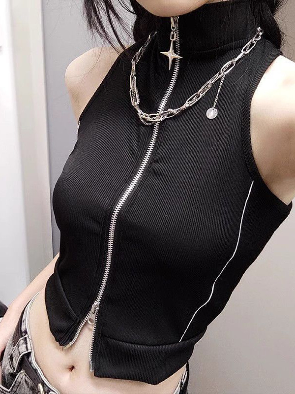Nouveau débardeur court d'été  - Street Fashion Goth avis et prix