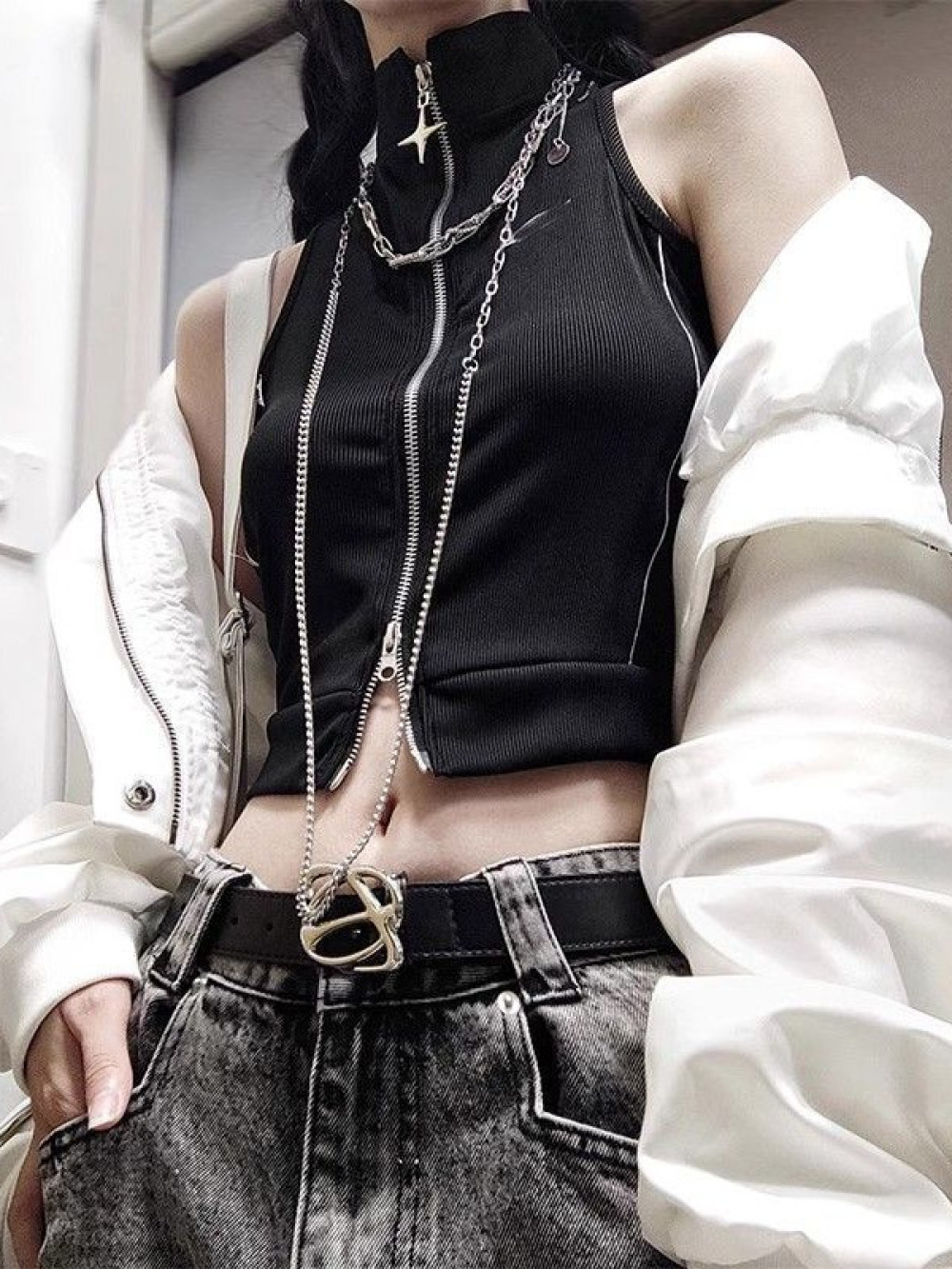 Nouveau débardeur court d'été  - Street Fashion Goth avis et prix