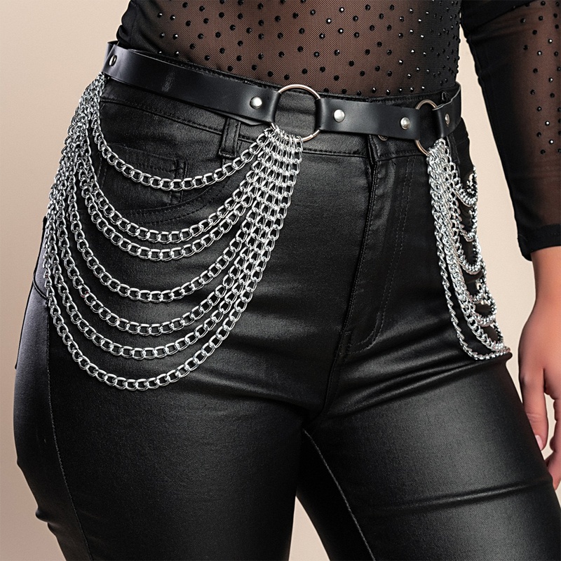 harnais femme porte jartelle h - Street Fashion Goth avis et prix