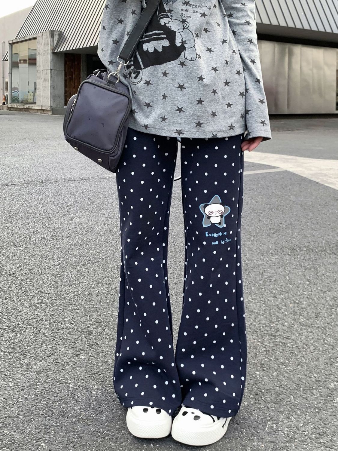 Y2k Vintage années 2000 à pois - Street Fashion Korean Girl avis et prix