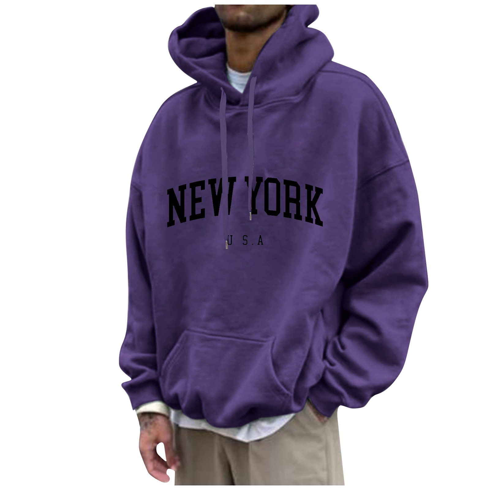 Sweats à capuche College New Y - Street Fashion In New York avis et prix