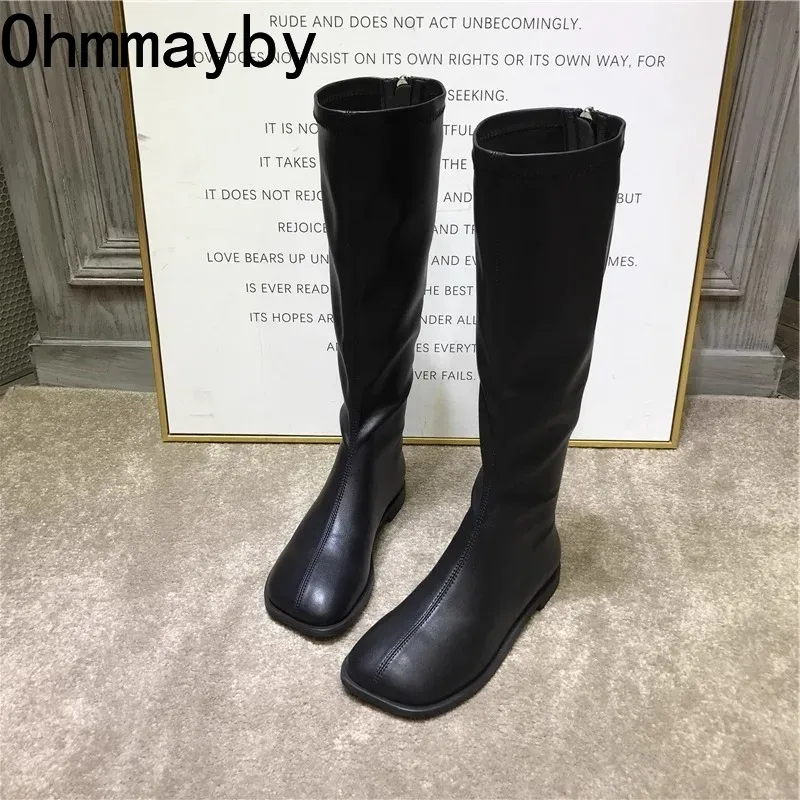 Bottes hautes extensibles pour - Street Fashion Korean avis et prix