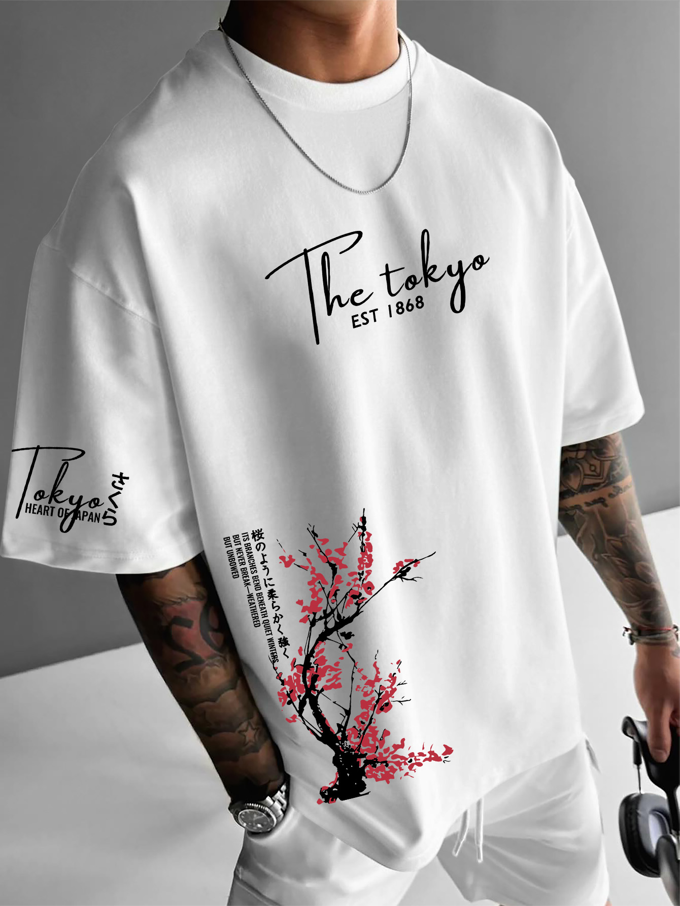Tokyo EST 1868 T-shirt à manch - Street Fashion Shibuya avis et prix