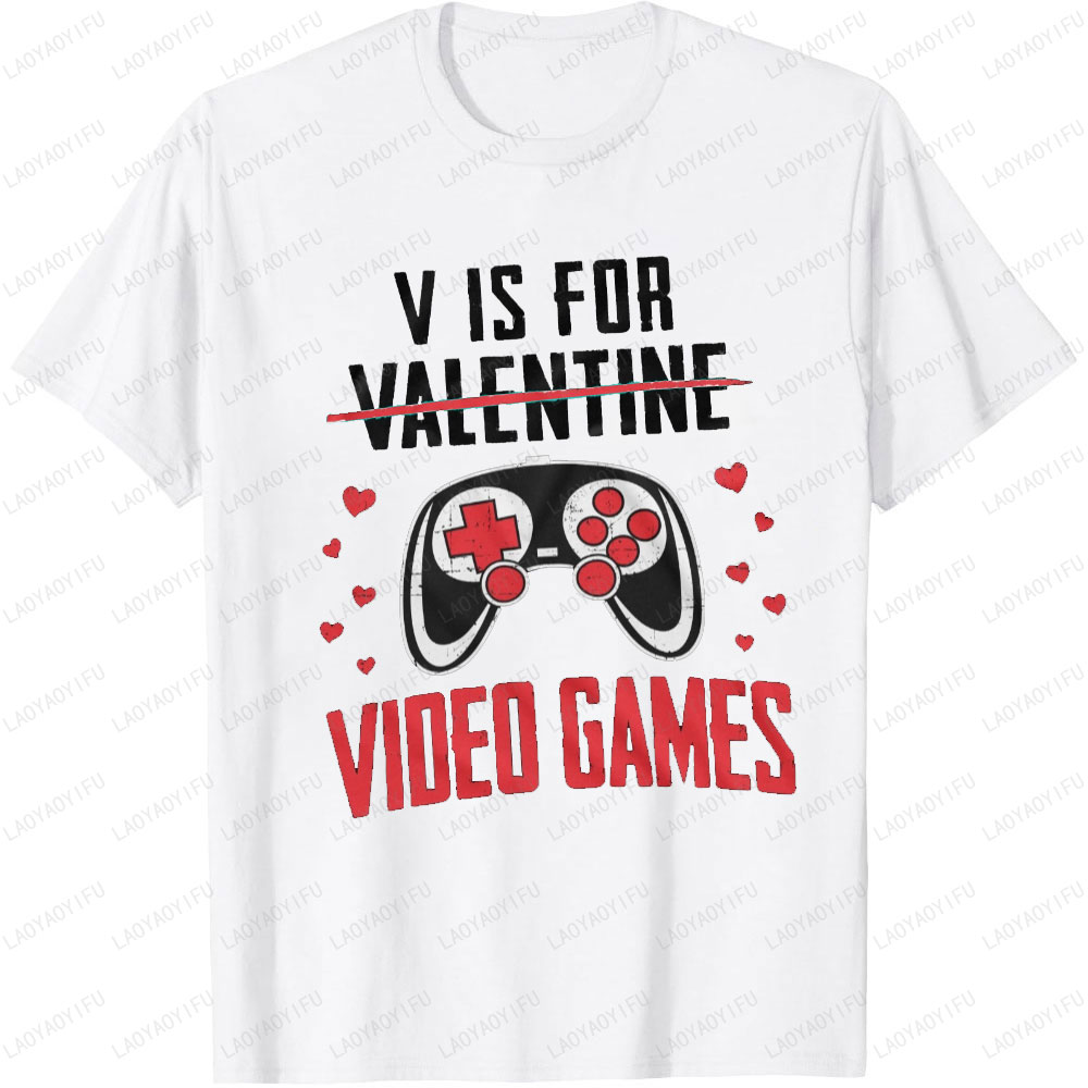 Drôle saint valentin imprimé t - Street Fashion Videos avis et prix