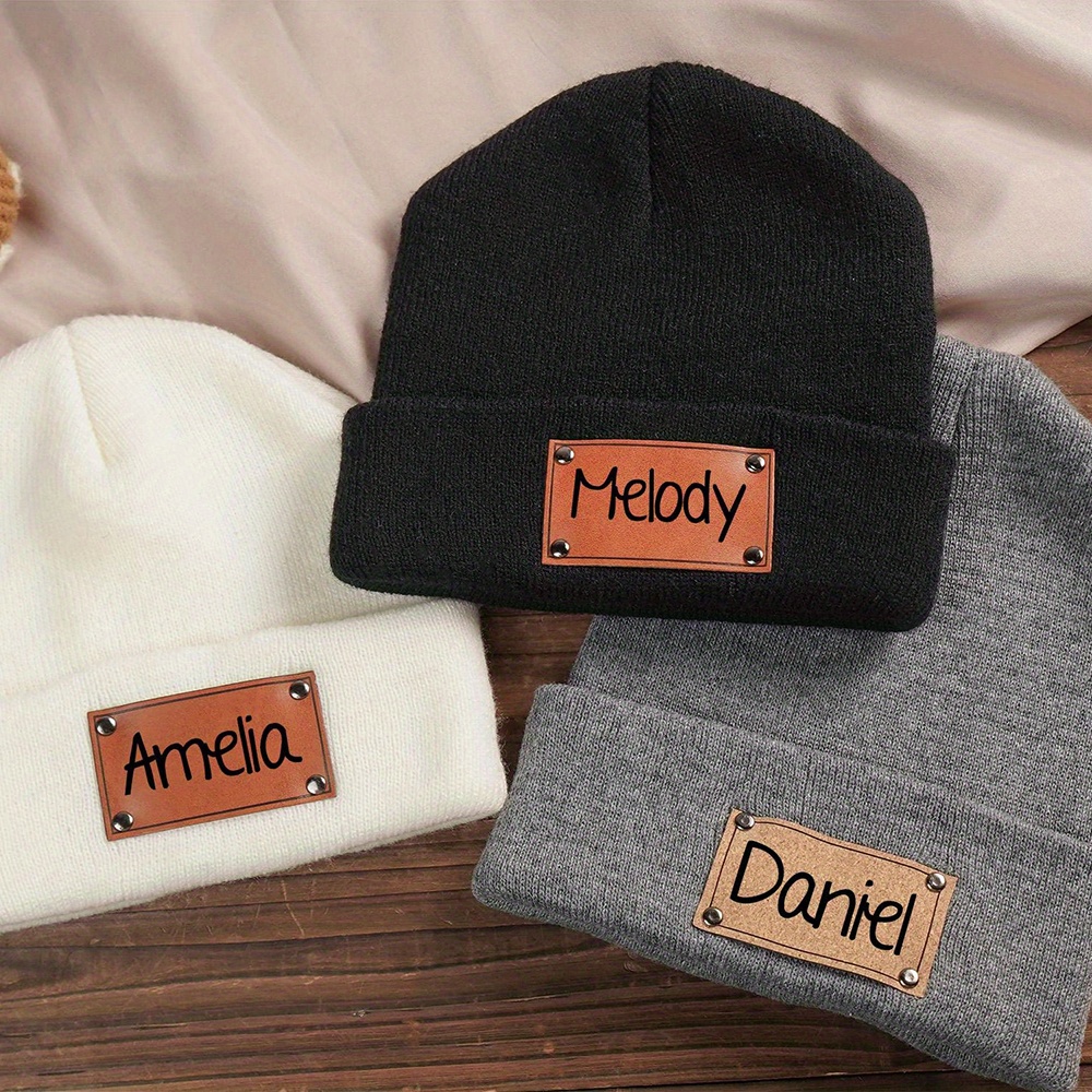 Bonnet en tricot avec étiquett - Baseball Cap Fitted avis et prix