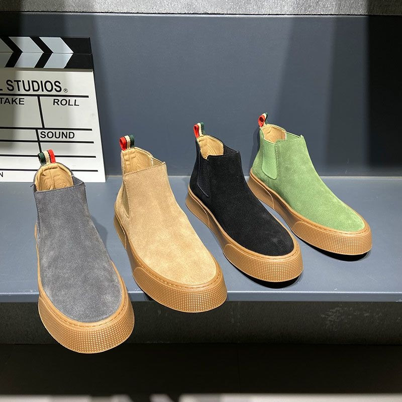 Bottes Chelsea Homme Automne H - Street Fashion Korean avis et prix