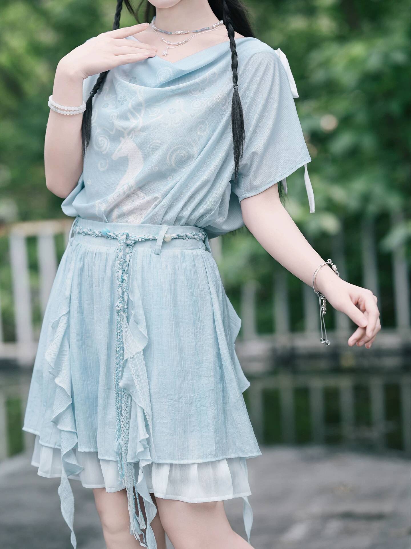 Nouvel ensemble deux pièces po - Mesh Top Layering avis et prix
