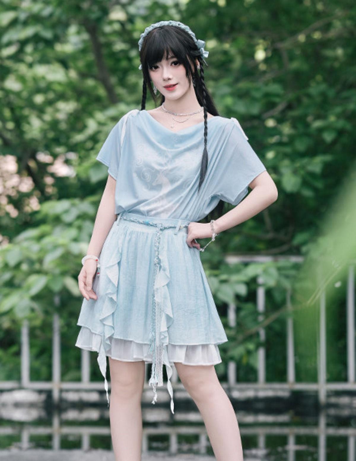 Nouvel ensemble deux pièces po - Mesh Top Layering avis et prix